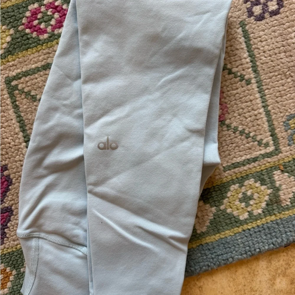 ALO Airbrush Light Blue High-Waisted Leggings